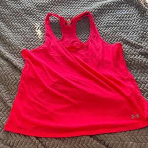 Under Armour Bright Red Athletic Tank